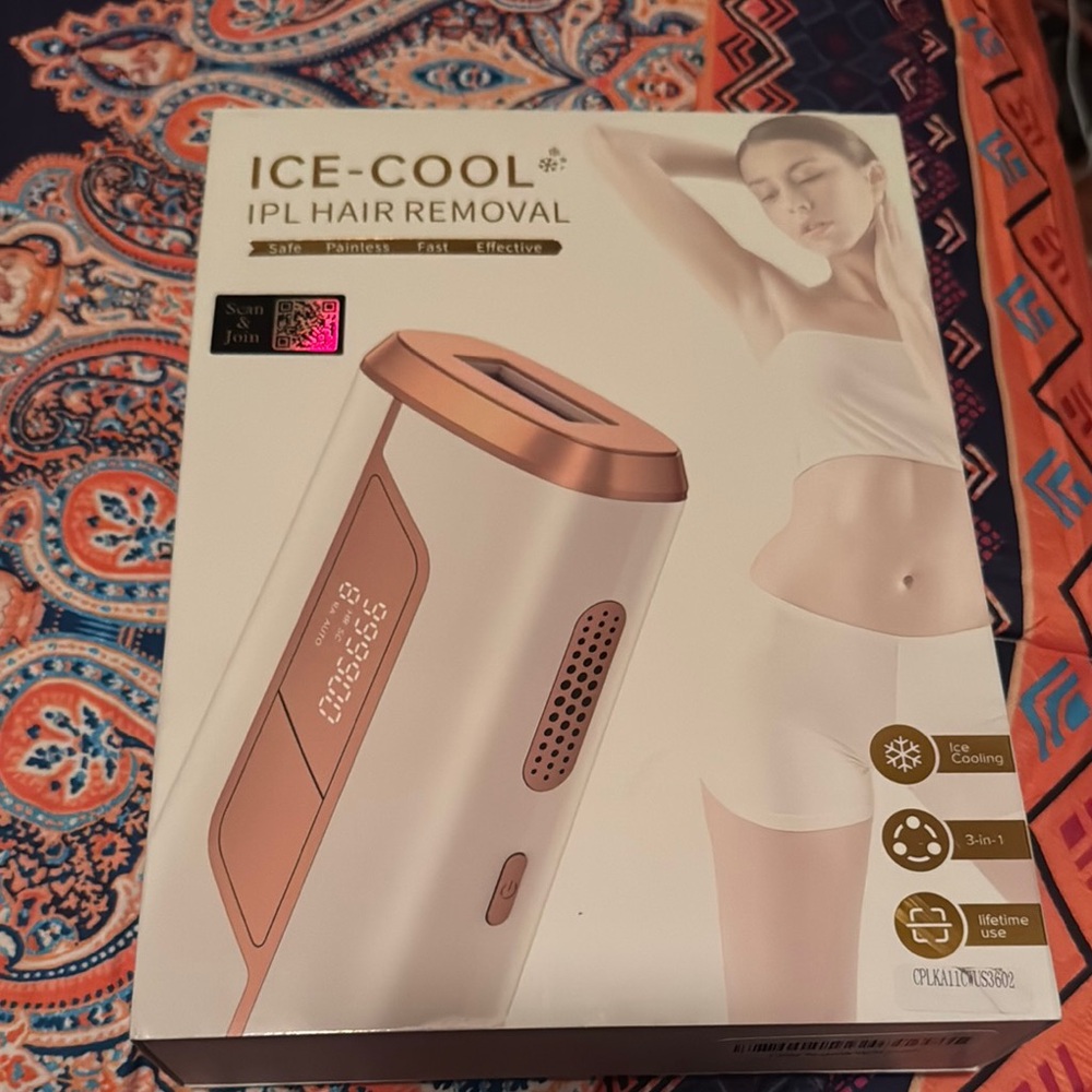 Ice-Cool IPL Hair Removal Device